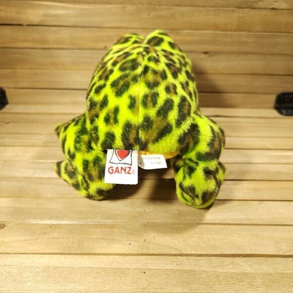 Ganz Webkinz Bullfrog Plush Stuffed Green Frog Animal HM114 No Code Toy - Picture 4 of 5